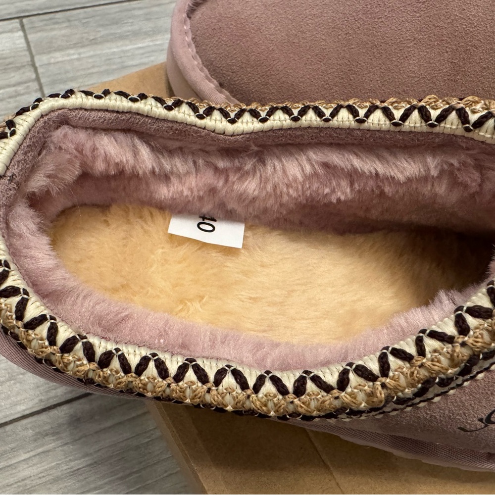 UGG Women's Blush Slippers with Embroidered Trim - Picture 3 of 6